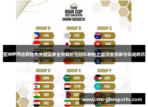 亚洲杯预选赛胜负关键因素全景解析与球队制胜之道深度观察与实战启示